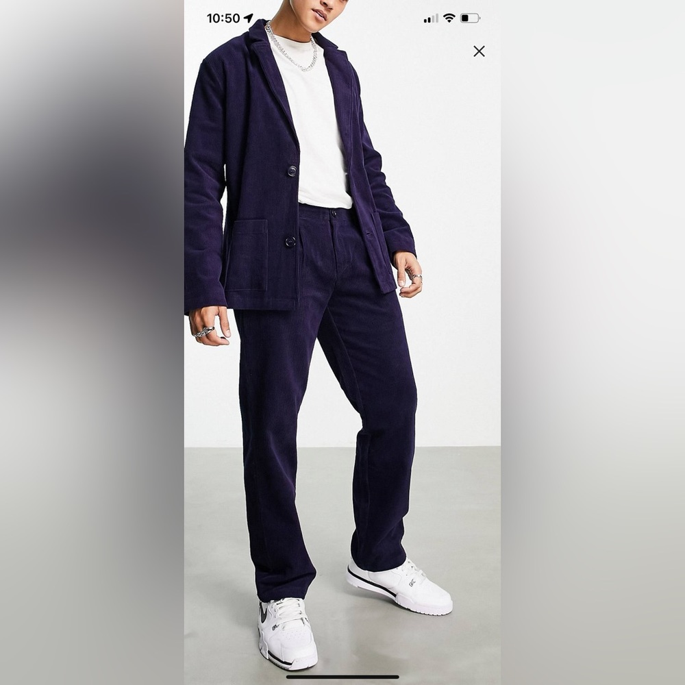 Bando loose fit cord pants